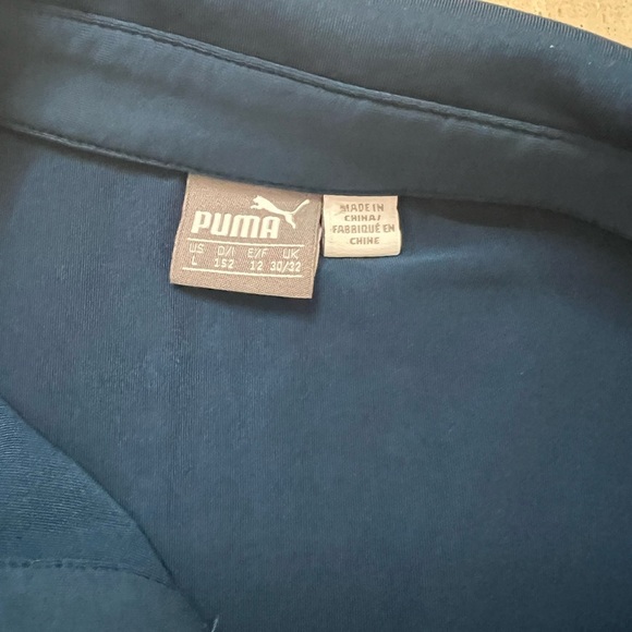 Puma Striped Golf Polo Size Large - Picture 2 of 5